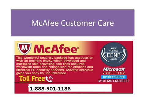 mcafee ireland customer service.